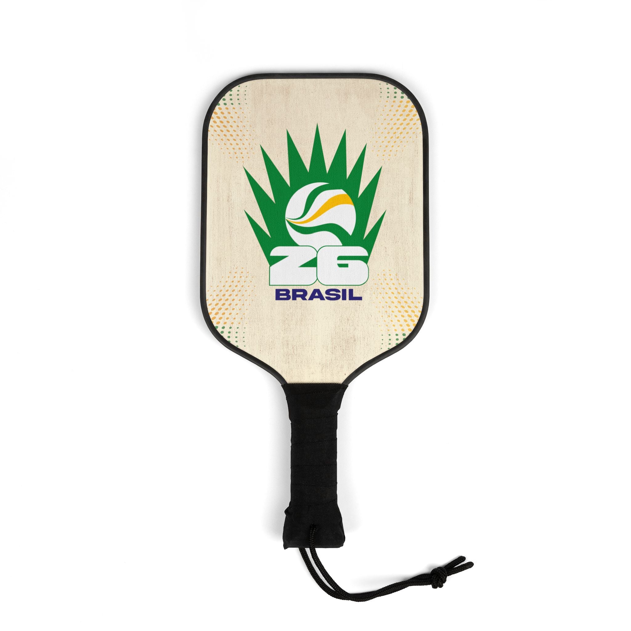 Brasil-Global Soccer Celebration Paddle |  Theme Pickleball Racket | Custom Sports Fan Gear