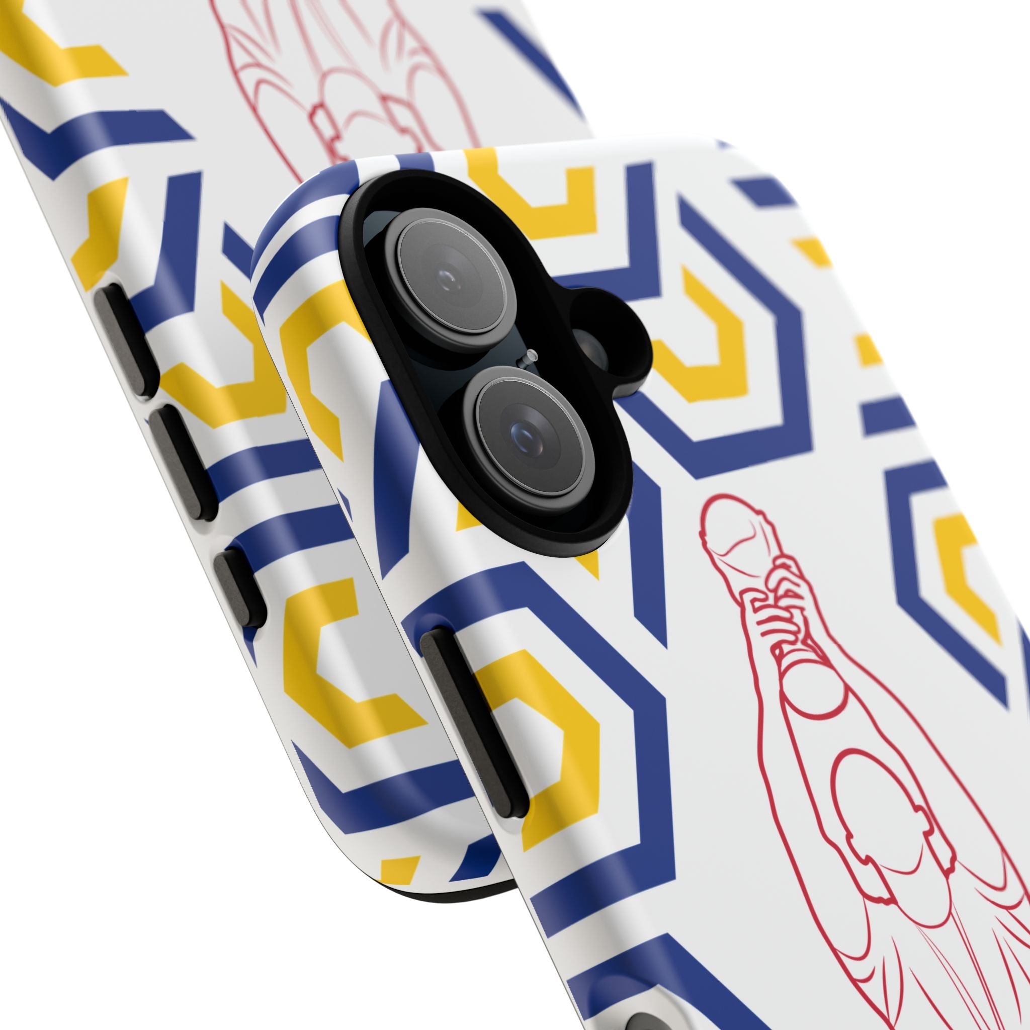 Colombia Flag Phone Case, Tough Phone Cover, Patriotic Gift, Unique Mobile Accessory, Holiday Red and Green Design