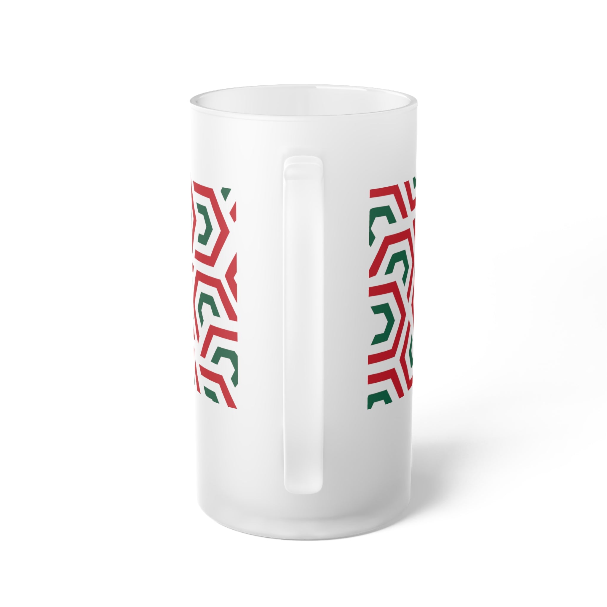 Mexico-Inspired Frosted Glass Beer Mug for Celebrations, Personalized Gift for Friends, Partyware, Unique Home Bar Decor, Ideal for [...]