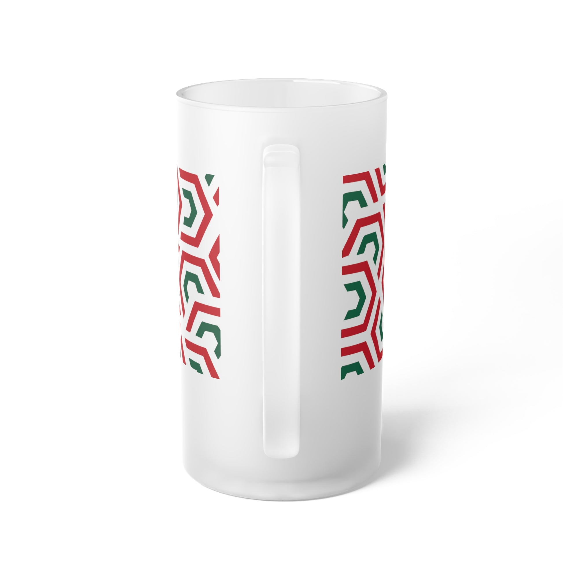 Mexico-Inspired Frosted Glass Beer Mug for Celebrations, Personalized Gift for Friends, Partyware, Unique Home Bar Decor, Ideal for [...]