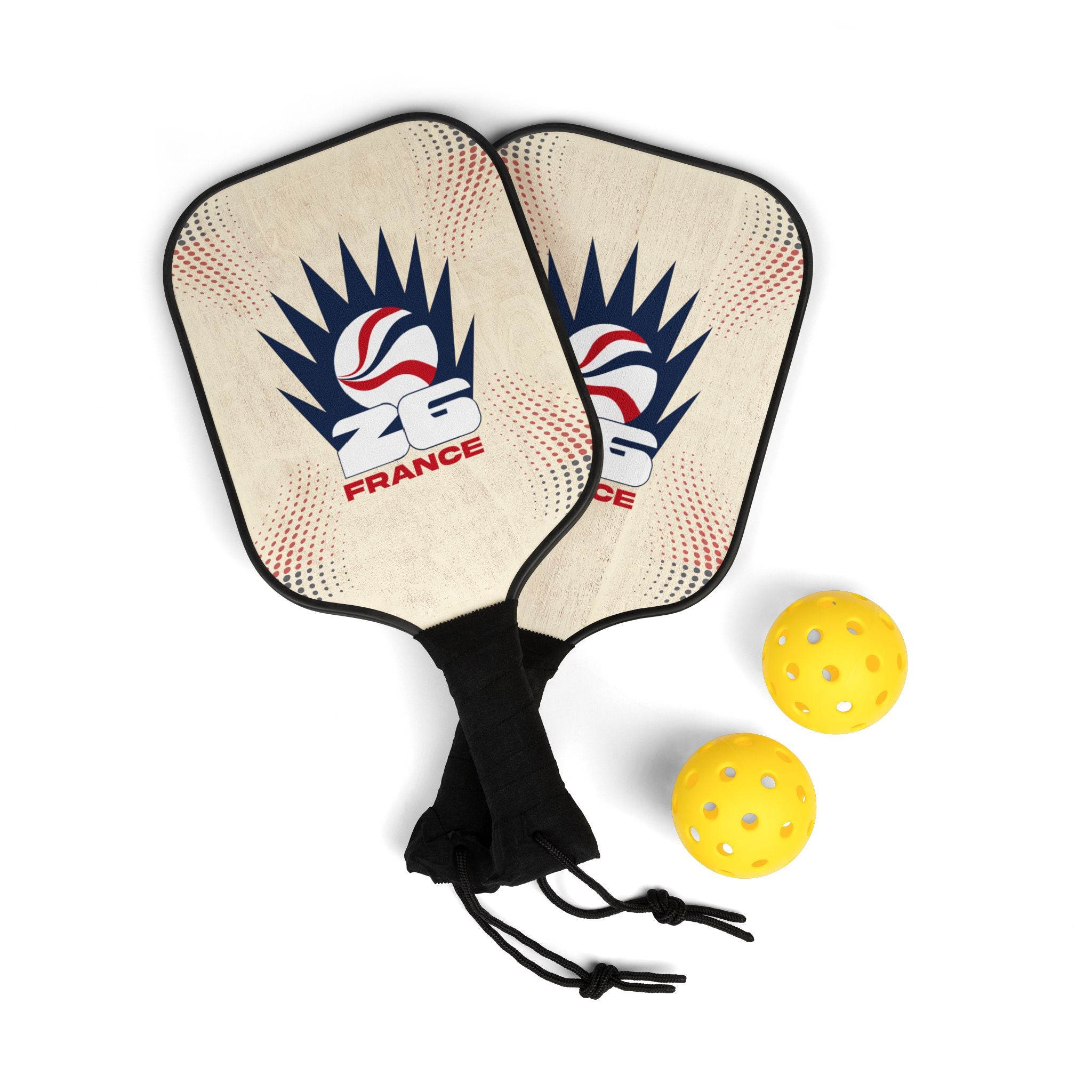 France -Global Soccer Celebration Paddle |  Theme Pickleball Racket | Custom Sports Fan Gear