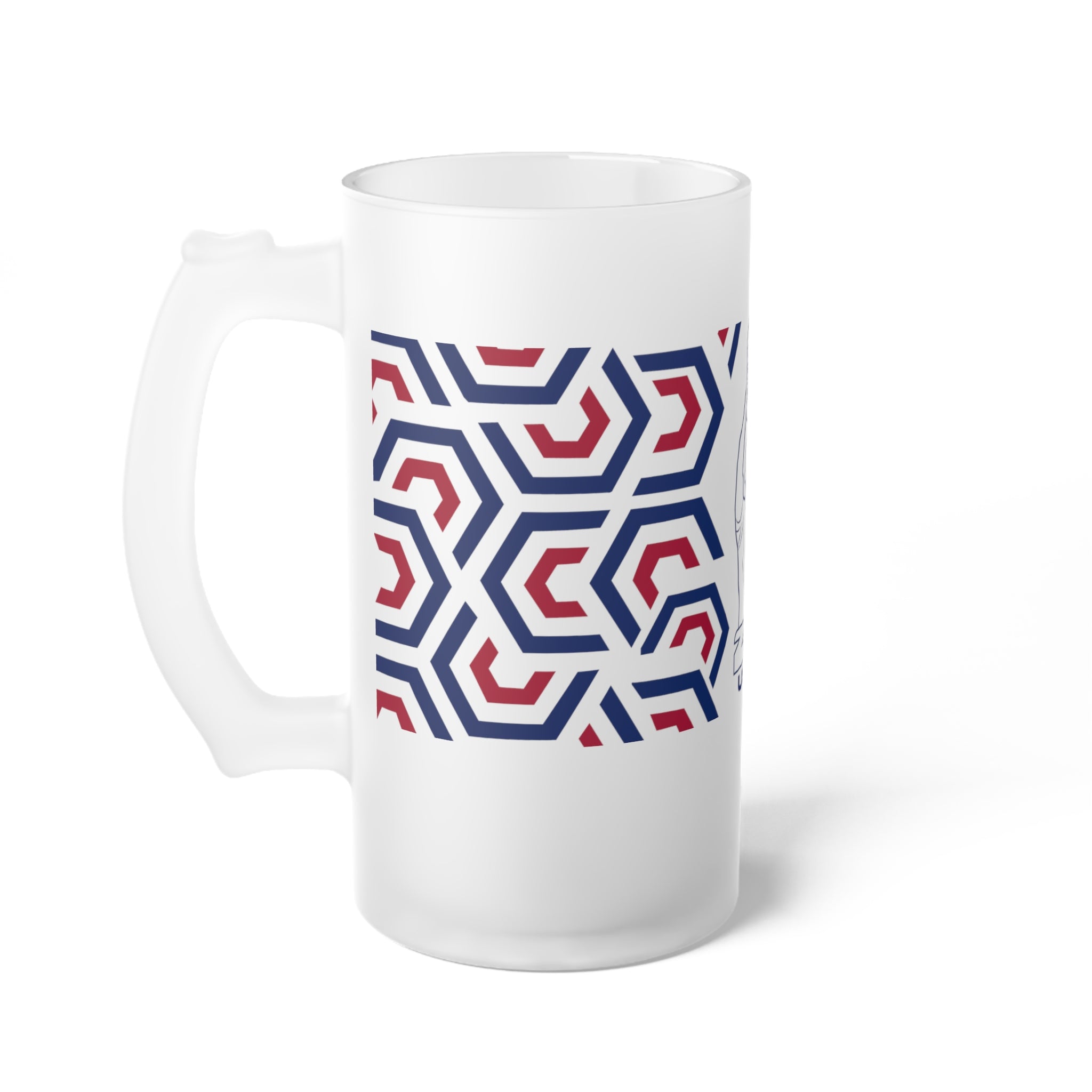 USA-Inspired Frosted Glass Beer Mug for Celebrations, Personalized Gift for Friends, Partyware, Unique Home Bar Decor, Ideal for [...]