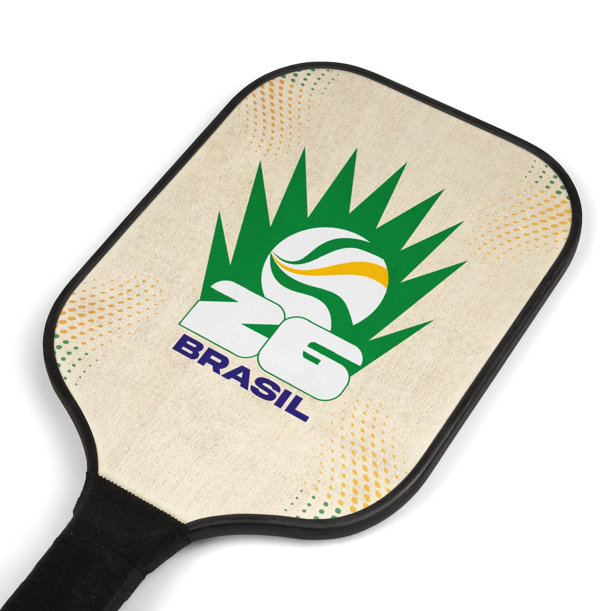 Brasil-Global Soccer Celebration Paddle |  Theme Pickleball Racket | Custom Sports Fan Gear